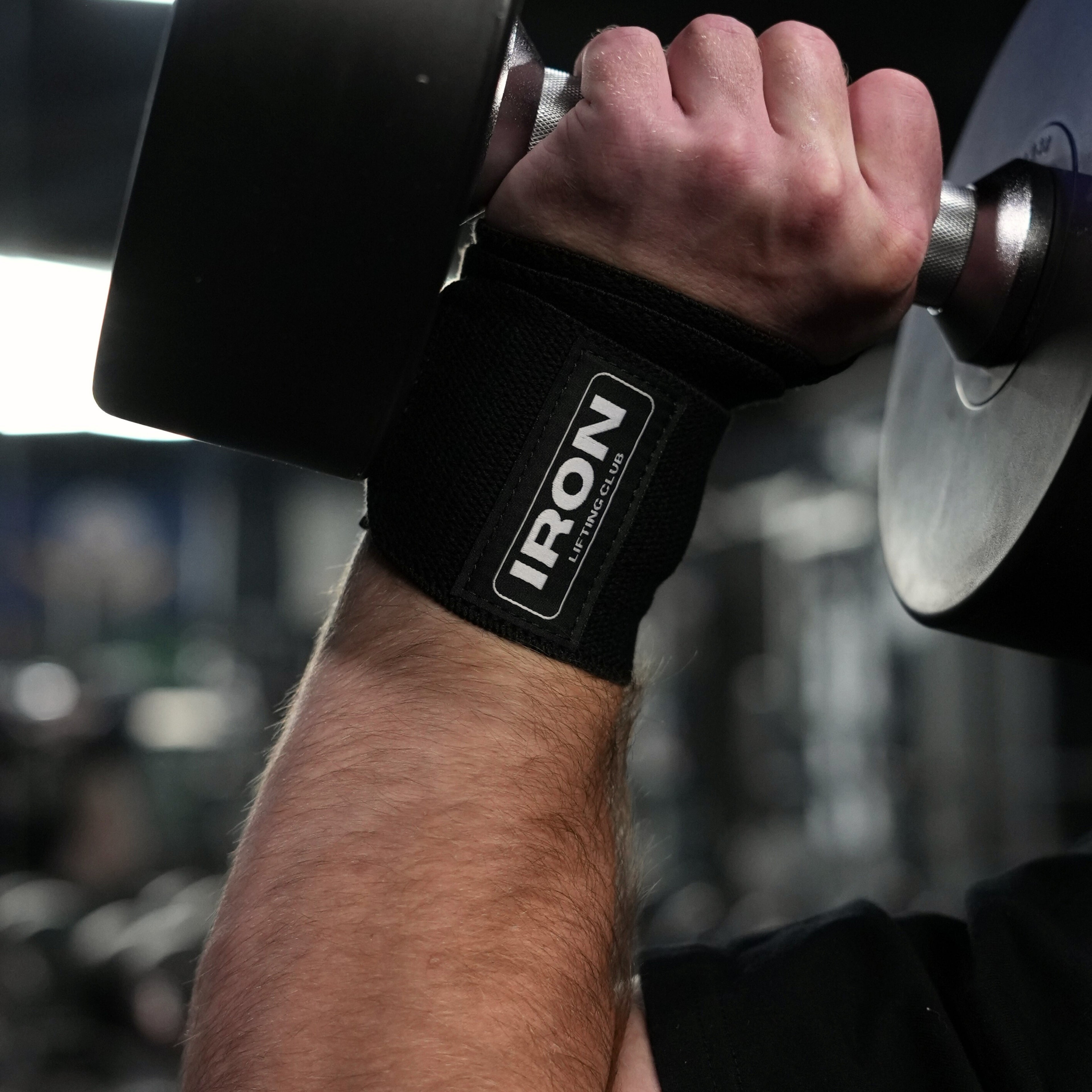 IRON WRIST WRAPS - 18" WEIGHTLIFTING SUPPORT