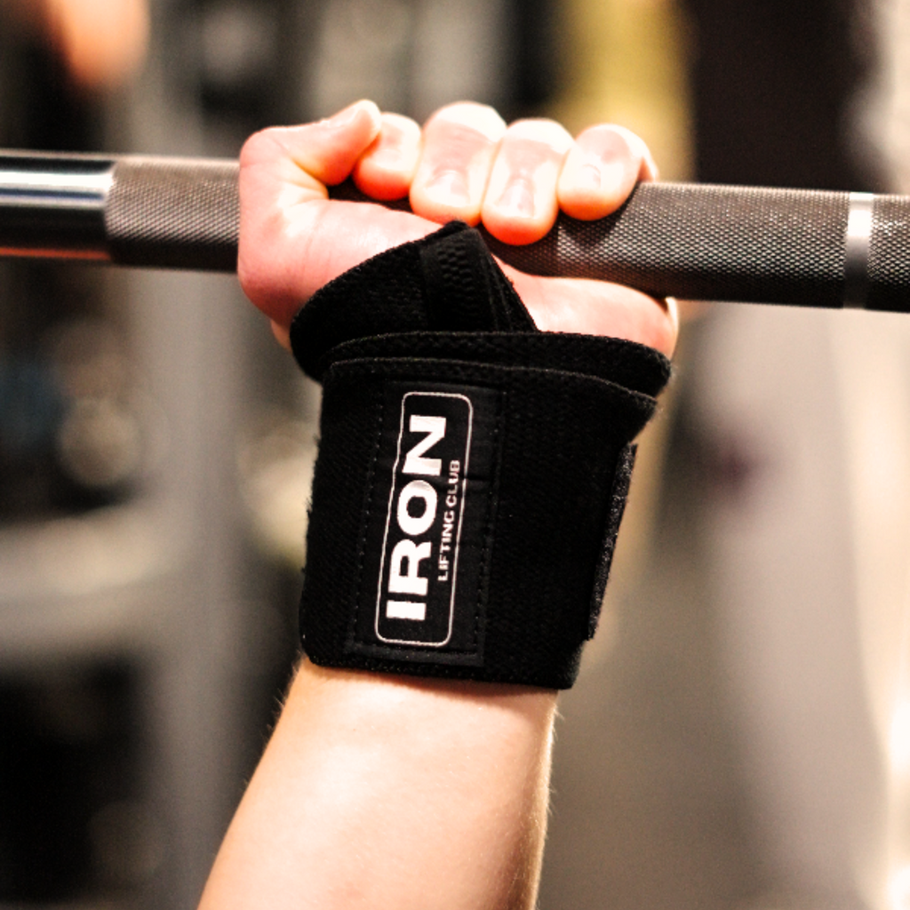 IRON WRIST WRAPS - 18" WEIGHTLIFTING SUPPORT